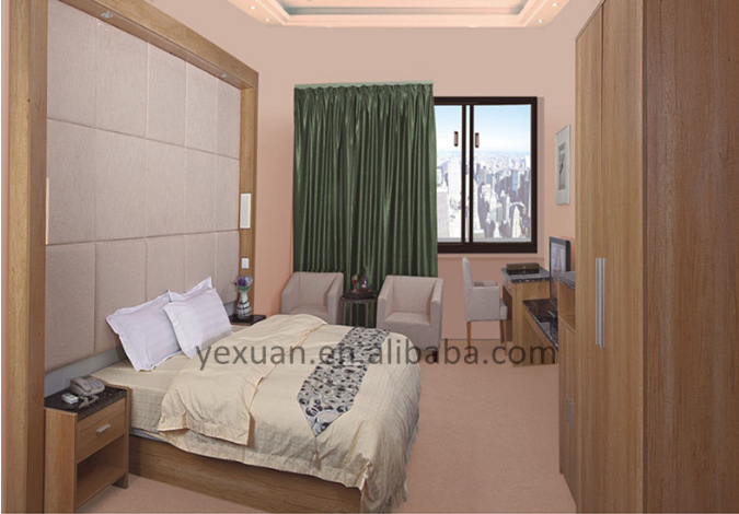 China hotel royal modern new model solid wood beds bedroom f