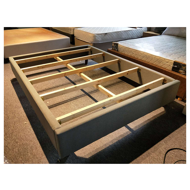 Solid wood bed fr<x>ame