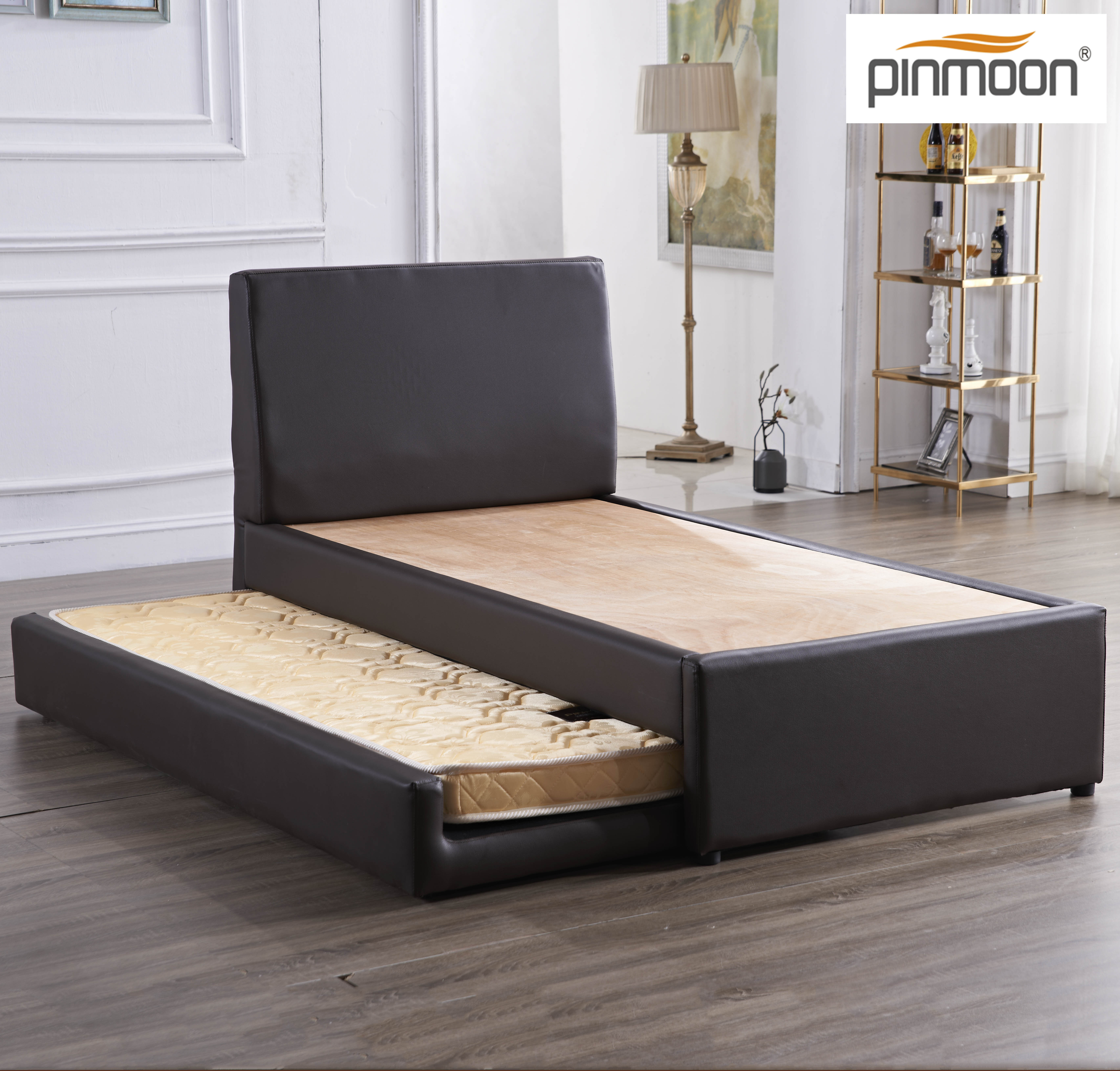 2018 best selling single bed with bed frame wooden